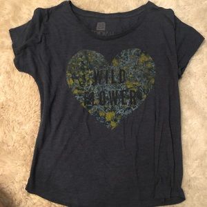 wild flower graphic tee